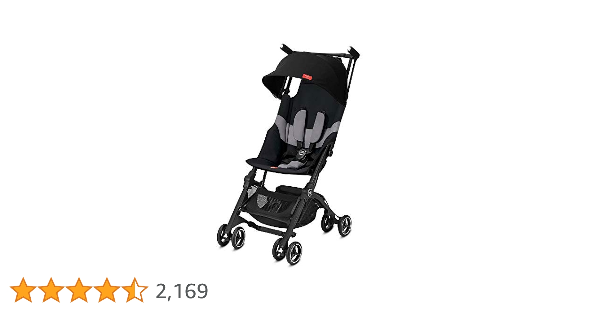 Gb Pockit All-Terrain Ultra Compact Folding Travel Stroller